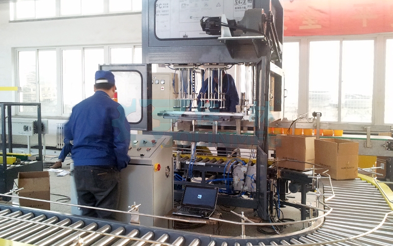 全自動(dòng)飲料裝箱機(jī)