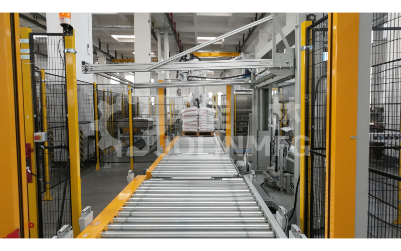 編織袋類產(chǎn)品用自動(dòng)碼垛裹膜生產(chǎn)線