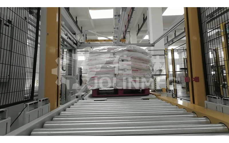 編織袋類產(chǎn)品用自動(dòng)碼垛裹膜生產(chǎn)線