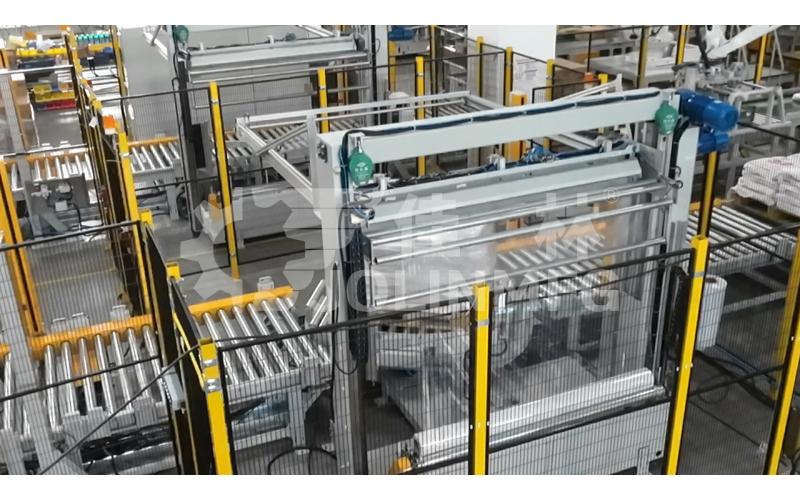 編織袋類產(chǎn)品用自動(dòng)碼垛裹膜生產(chǎn)線