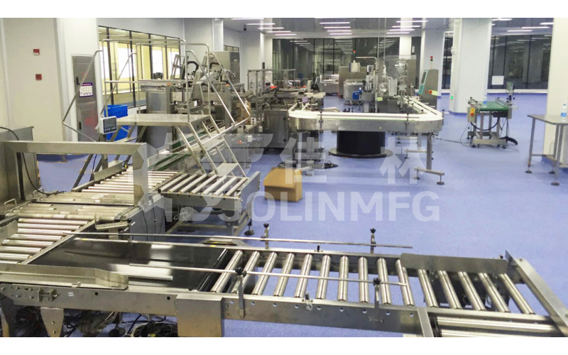 盒類藥品自動化后道包裝線